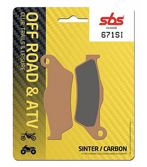 Motorcycle Brake pads SBS 671SI FA181 MX ATV