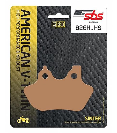 Motorcycle Brake pads SBS 826HS FA299/400 ΕΜΠΡ. HARLEY DAVIDSON