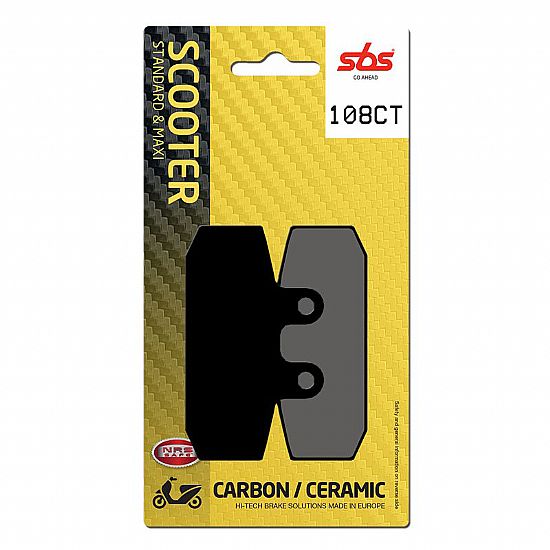 Motorcycle Brake pads SBS 108CT FA256 MAXI SCOOTER 125-249CC
