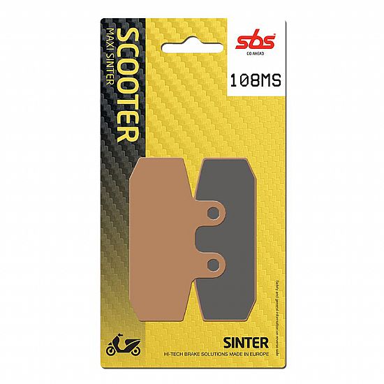 Motorcycle Brake pads SBS 108MS FA256 MAXI SCOOTER SINTER 250-600CC
