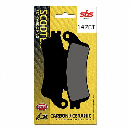 Τακάκια μοτοσυκλετών SBS 147CT FA281 MAXI SCOOTER 125-249CCM