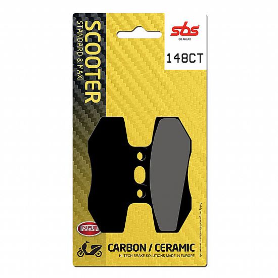 Τακάκια μοτοσυκλετών SBS 148CT FA167 MAXI SCOOTER 125-249CCM