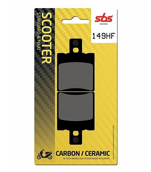 Motorcycle Brake pads SBS 149HF FA206 SCOOTER 50-124CCM
