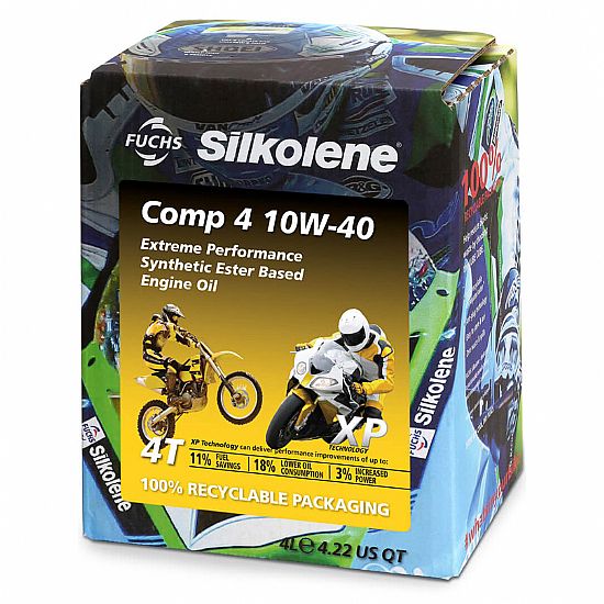 Λάδι Silkolene Comp 4 10W-40 XP 4 Λίτρα