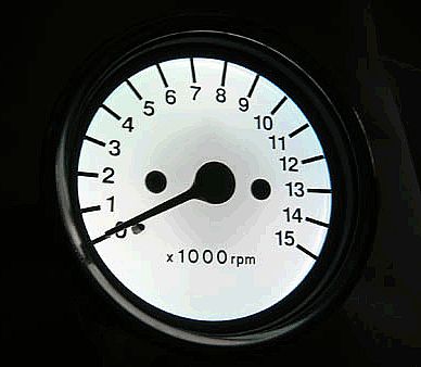 Όργανο Στροφόμετρου Ψηφιακό 7 Χρωμάτων EMGO 60mm Διάμετρο