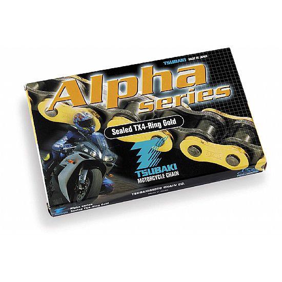 Αλυσίδα κίνησης TSUBAKI X’ring χρυσή 520 XRG X 120 (alpha 2ο στάδιο 80hp)