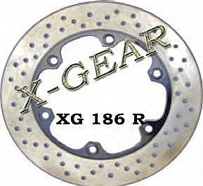 Δισκόπλακα πίσω X-GEAR  HONDA PACIFIC COAST 800 89-92 / CBR 1000 F 87-92