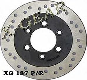 Δισκόπλακα πίσω PEUGEOT LOOXOR 50 01-06 / LOOXOR 100 01-05