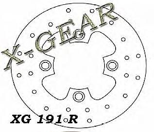 Δισκόπλακα πίσω X-GEAR HONDA SZX 50 - X8R 98-04