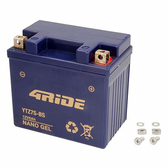 4Ride YTZ7S-BS Battery Gel 6Ah
