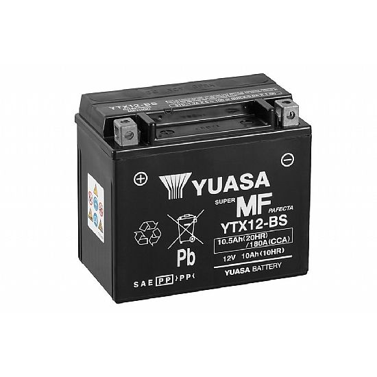 Μπαταρία μοτοσυκλέτας YUASA YTX12-BS
