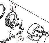 Brush holder kit (2pcs) SUZUKI & HONDA