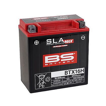 BS Battery SLA MAX BTX16H ( YTX16-BS )