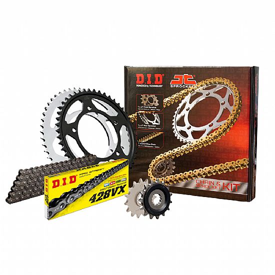 Drive chain & Sprockets DID-JT Honda CBF 125 `09-`13