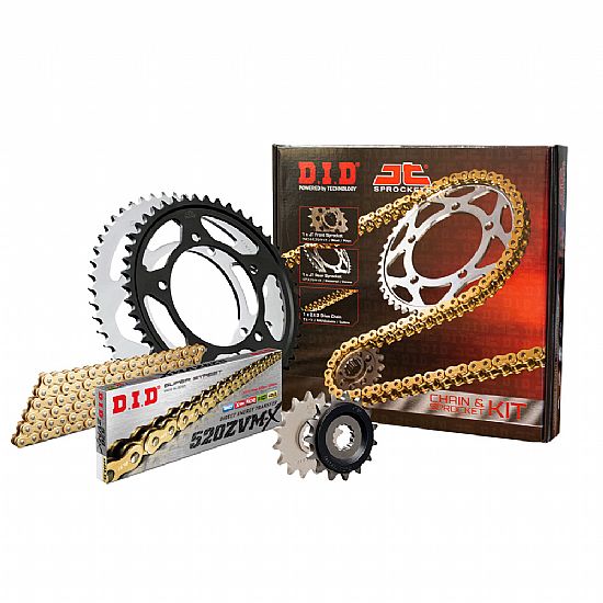 D.I.D X-Ring Chain & JT Sprocket Kit Suzuki GSXR 600 `11-`13