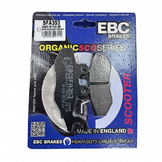 Πίσω Τακάκια EBC Organic SFA353 Piaggio Beverly 350 17-20