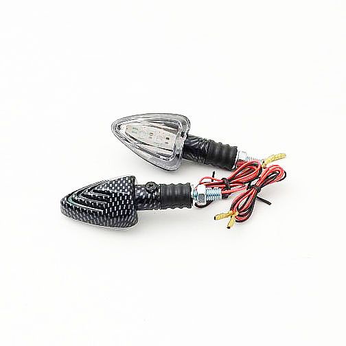 Motorcycle universal Turn signal led set carbon