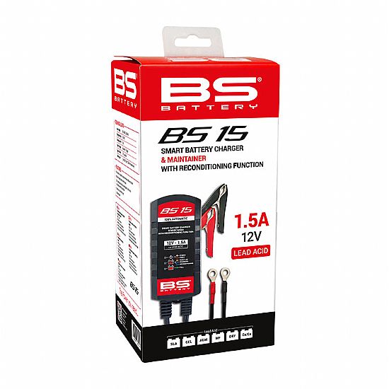 Motorcycle Battery Charger BS Battery BS15 1500MA