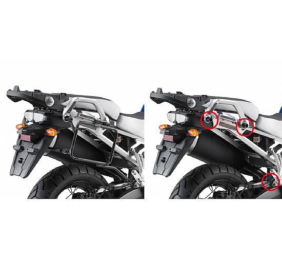 Βάσεις για πλαϊνές βαλίτσες GIVI για YAMAHA XTZ 1200 (10) PL367