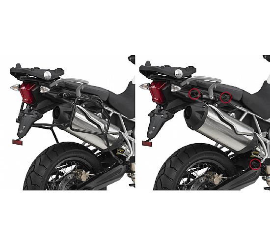 Βάσεις για πλαϊνές βαλίτσες GIVI για TRIUMPH Tiger 800 / XC (11-12) PLR6401