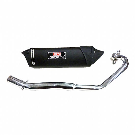 Full System TRI-OVAL Exhaust Hyper-X Yamaha Crypton-X 135