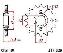 Front Sprocket JT JTF339 18 Teeth HONDA CB750 CBX-4 CB1300