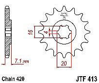 Front Sprocket JT JTF413 12 Teeth SUZUKI TSX50