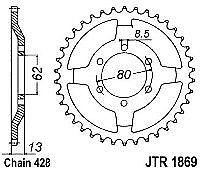 Rear sprocket JT JTR1869 45 Teeth