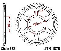 Γρανάζι πίσω JT JTR1875 48 Δόντια