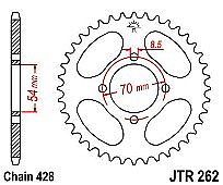 Γρανάζι JT Πίσω JTR262 40 Δόντια