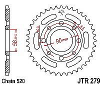 Rear sprocket JT JTR279 40-42 Teeth
