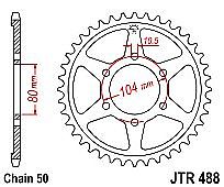 Γρανάζι JT Πίσω JTR488 41 Δόντια