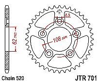 Γρανάζι JT Πίσω JTR701 39 Δόντια