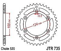 Rear sprocket JT JTR735 48 Teeth
