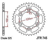 Γρανάζι JT Πίσω JTR745 42-43 Δόντια