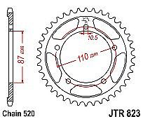 Rear sprocket JTR823 46-49 Teeth