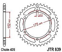 Rear sprocket JTR839 53 Teeth