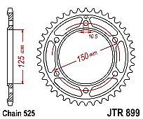 Rear sprocket JT JTR899 42 Teeth