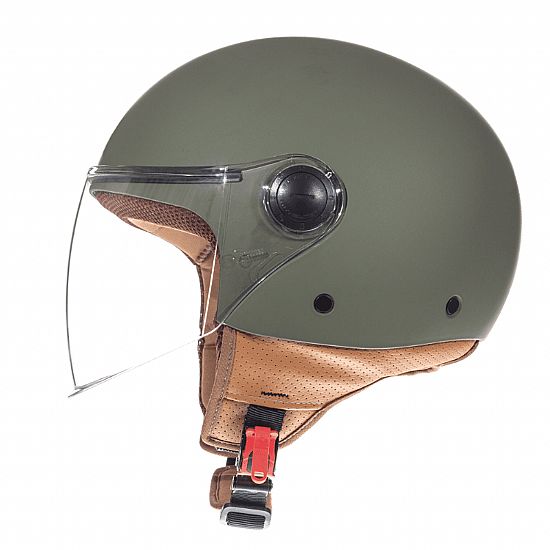 Jet Helmet MT Helmets Street military mat rubber