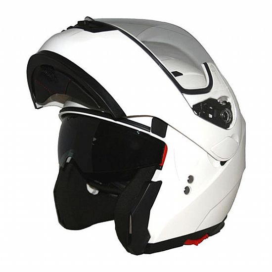 Corsa Flip Up Helmet Corsa CF155 White