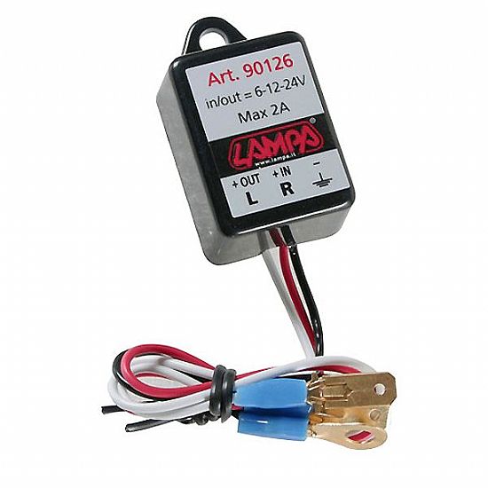 90126 LAMPA Electronic flasher device for Led indicators 6/12/24V
