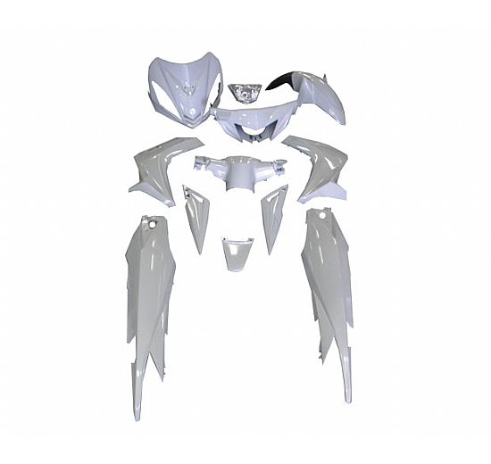 Fairing Set White Yamaha Crypton 135 L/C
