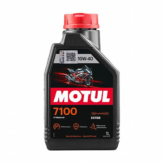 Motul 7100 Motorcycle Oil 4t 10W-40 MA2 1lt