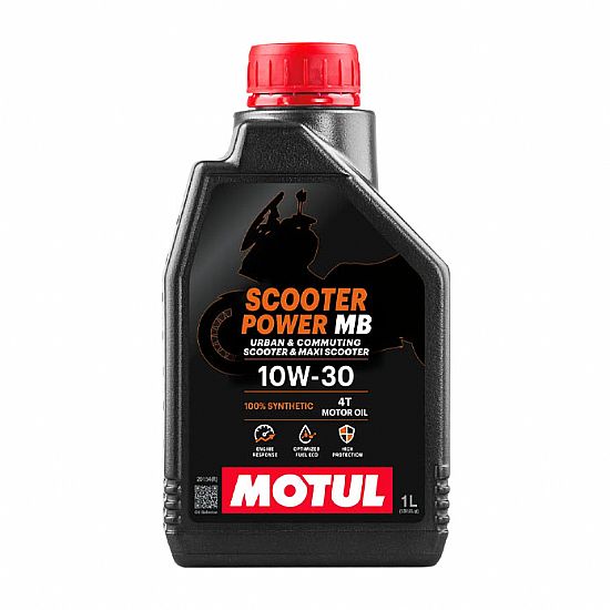 MOTUL SCOOTER POWER 10W-30 MB 4T JASO MB 1L