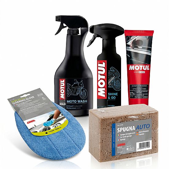 Motul MC Care Clean Set Sponge Glove