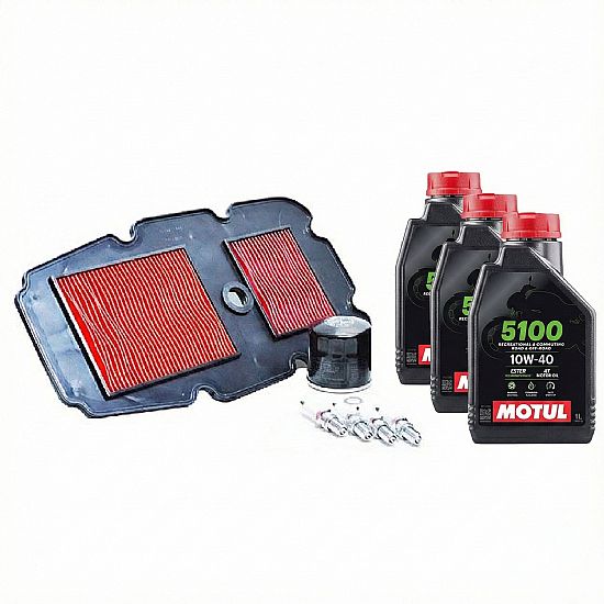 Service packet motul 5000 & air filter HONDA TRANSALP650