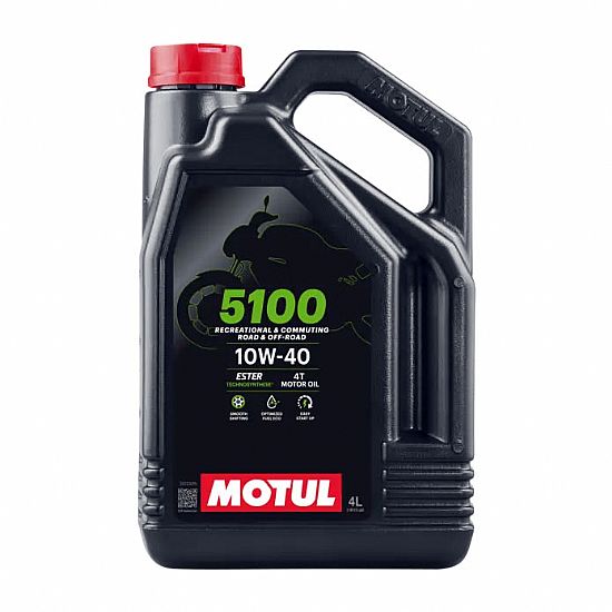 Engine oil motorcycles MOTUL 5100 10W-40 MA2 4L