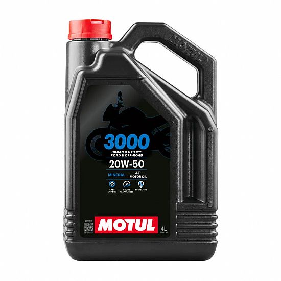 MOTUL 3000 4T 20W50 MA2 4lt