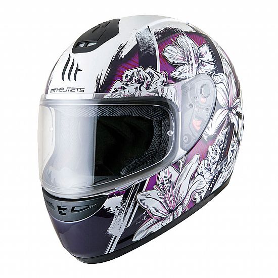 Παιδικό Κράνος ΜΤ Helmets Wild Garden Άσπρο - Μωβ