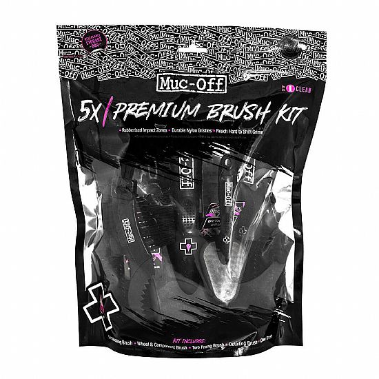 Βούρτσες Καθαρισμού Κιτ Muc Off Brush 5x
